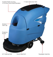 Load image into Gallery viewer, Industrial Floor Scrubber 20" Cleaning Path