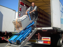 Load image into Gallery viewer, AEUP E-Z CLIMBER 1300 - Horizontal (1300H) or Vertical (1300V) Tracked Climber - New