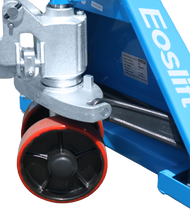 Load image into Gallery viewer, Hand Pallet jack wheels and hydraulic pump - for sale