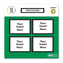 Load image into Gallery viewer, shadow board - notices - green