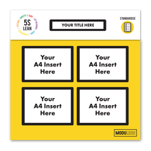 Load image into Gallery viewer, shadow board - notices - yellow