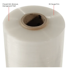 Load image into Gallery viewer, Stretch Wrap Film 20" x 5000' x 80 Gauge Clear For Pallet Wrapper