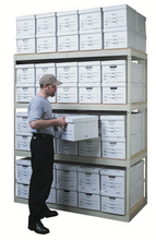 Load image into Gallery viewer, Record Storage Unit with 4 levels (80 Box unit)