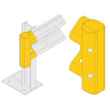 Load image into Gallery viewer, Armco Safety Barrier Ends and Corners