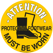 Load image into Gallery viewer, foot protection sign
