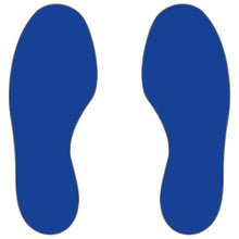 Load image into Gallery viewer, Blue feet marker for warehouse floor