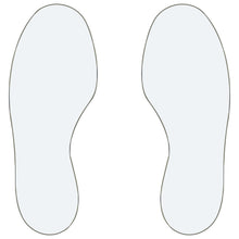 Load image into Gallery viewer, White feet-shape marker for warehouse floor