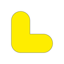 Load image into Gallery viewer, Yellow L-shape pallet marker for warehouse floor