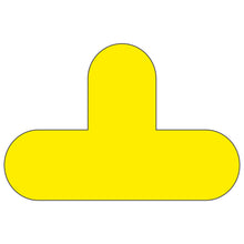 Load image into Gallery viewer, Yellow T shape marker for warehouse floor