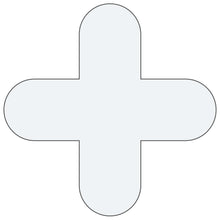 Load image into Gallery viewer, White  plus-shape pallet marker for warehouse