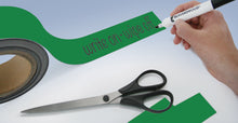 Load image into Gallery viewer, Roll of Magnetic Labels for Racking and Shelves - Easy-Wipe, 5 Colors, 5 Sizes