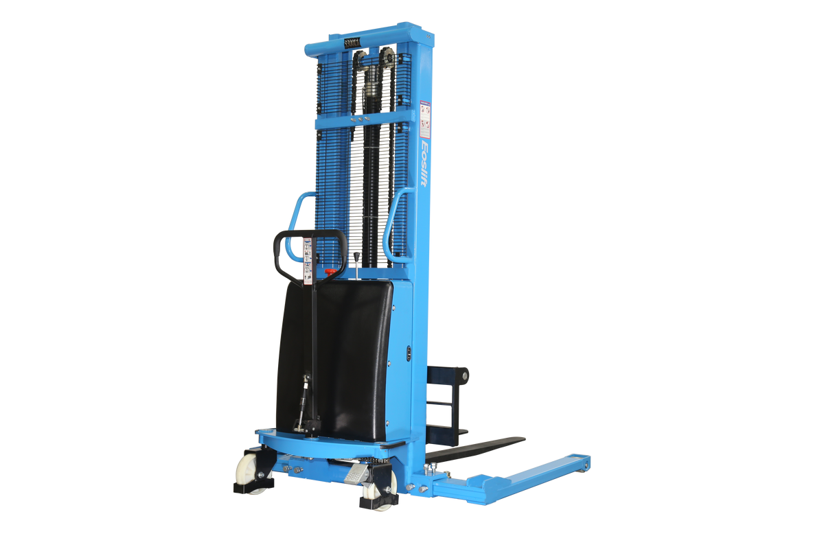 Semi-Electric Pallet Stacker | S15J | 81-118 | 3300# cap | BUY NOW