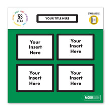 Load image into Gallery viewer, shadow board - notices - green
