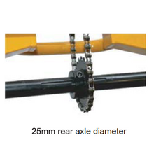 Load image into Gallery viewer, Husky t-326 Industrial Tricycle feature: 25mm rear axle diameter