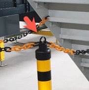 Load image into Gallery viewer, Flexible Delineator Post with Optional Chain Accessories