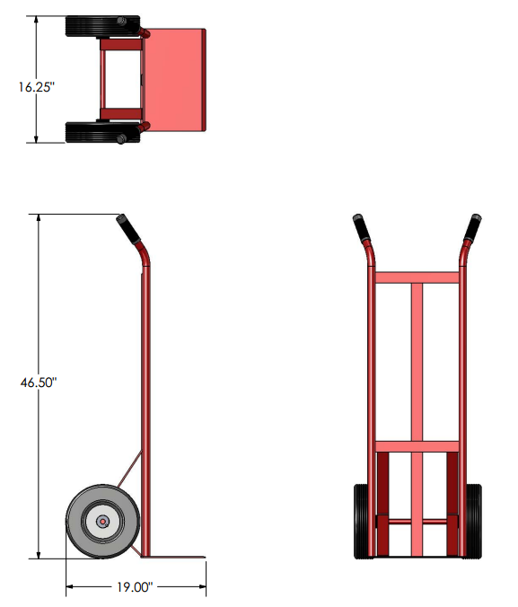 Lean Rig Trck Red Hand Truck – Lean Material Handling Store