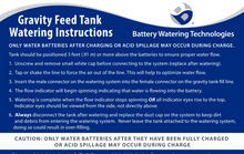 Load image into Gallery viewer, 5 Gallon Gravity Fed Watering Tank