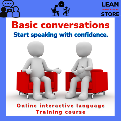 Online English course for basic conversations with certificate of completion