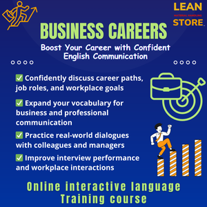 Improve professional English for jobs and careers – online course with certificate