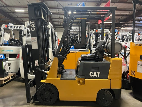 SOLD - CATERPILLAR GC15 4-W Counterbalanced Sitdown Propane 3K Cushion - USED