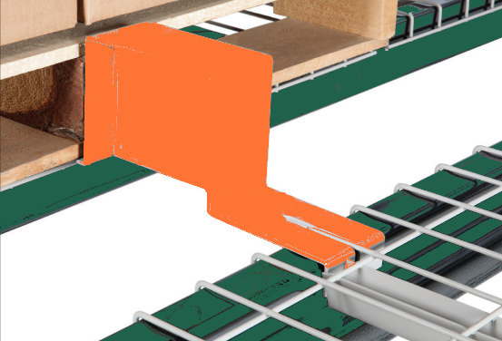 Retaining Stops Racking Pallet Stops for Pallet Racking – Lean Material Handling Store