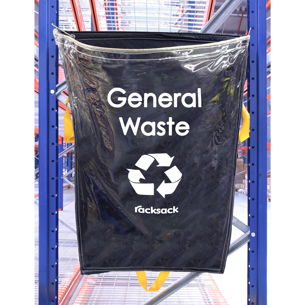 RackSack Clear Reusable Trash Bags for Warehouses and