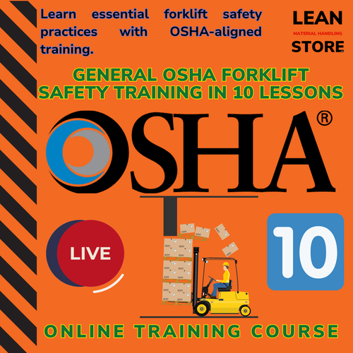 General OSHA forklift safety training in 10 lessons – online warehouse safety course with certificate