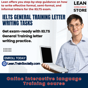 Online IELTS General Training Letter Writing course- formal, semi-formal, informal letters with certificate