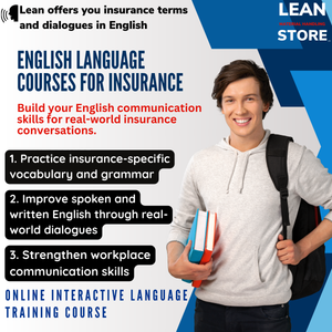 Insurance online language training course – interactive English instruction with certificate