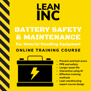 Training: Safe Battery Care & Maintenance for Material Handling Equipment