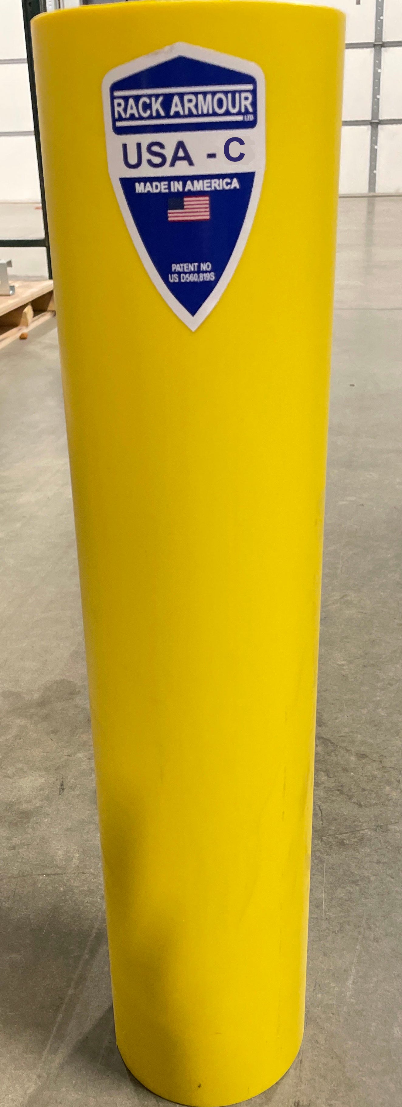 Boltless Metal Pallet Rack Post Protectors 12 Height Steel Pallet Rack ...