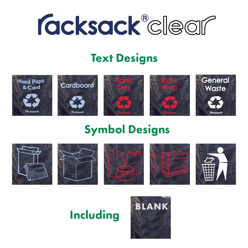RackSack Clear Reusable Trash Bags for Warehouses and Industrial Waste ...