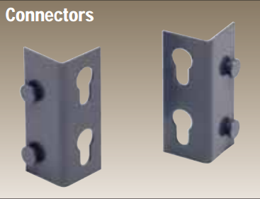 boltless rack upright stacking connector