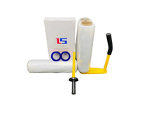 Load image into Gallery viewer, 18 inch 80 gauge hand stretch wrap roll for manual pallet wrapping.
