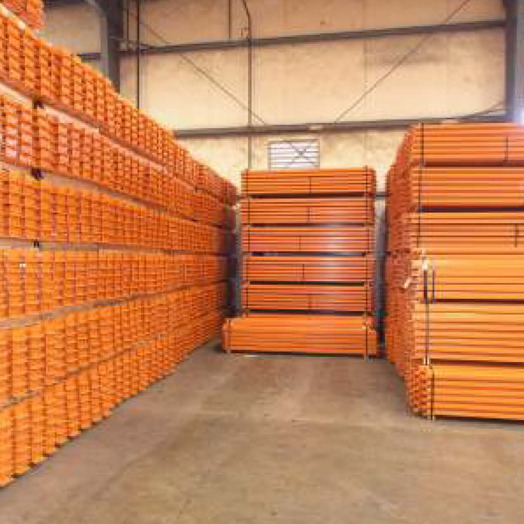 16 GAUGE PALLET RACKING BEAMS - Hannibal Industries pallet racking components.  