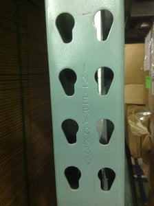 Pallet Rack Uprights - Tear Drop - 42"D x 144"H | 168"H - NEW and USED