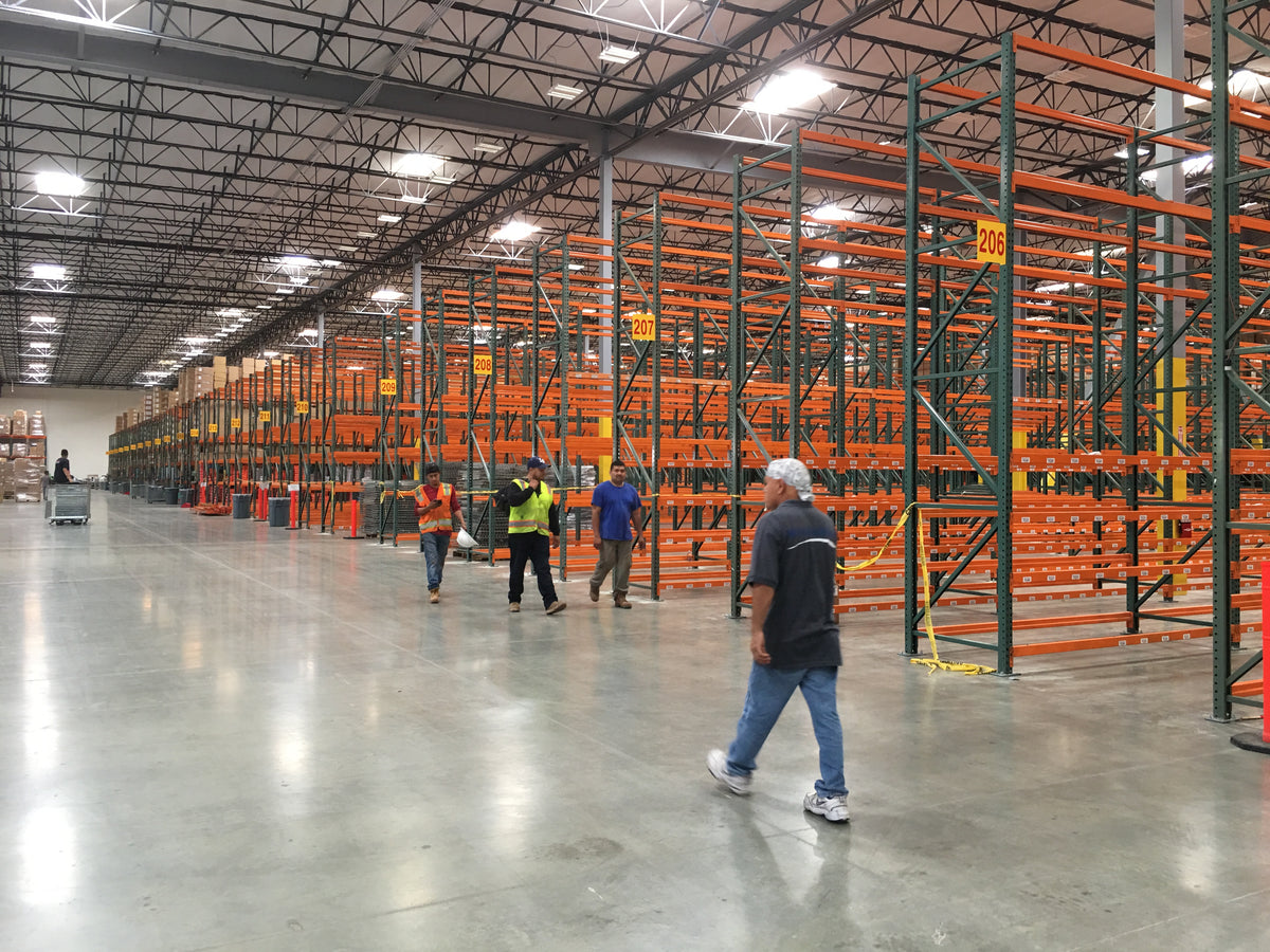 Lean Material Handling Racking Pallet Rack Uprights - Tear Drop - 42