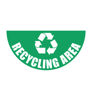 recycling area sign