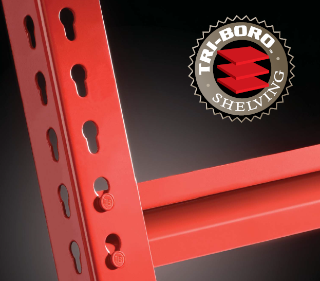 Upright Posts for Rivet Shelving by Tri-Boro – Lean Material Handling Store