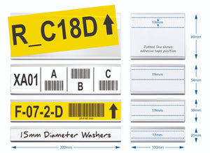 Ticket Holders - 14 Sizes- Self Adhesive or Magnetic